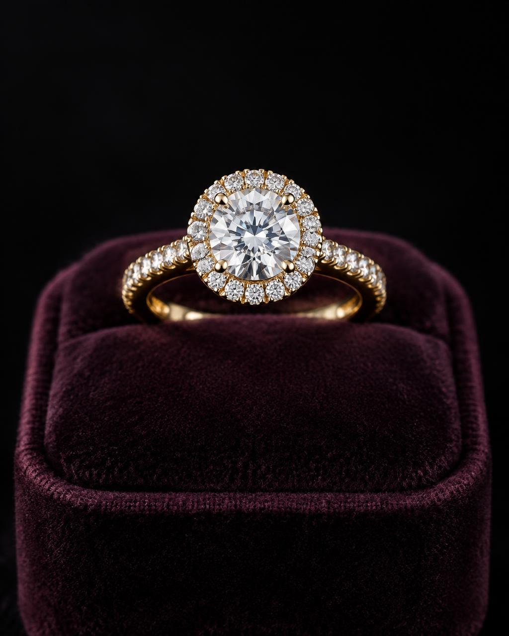 Diamond Halo Ring